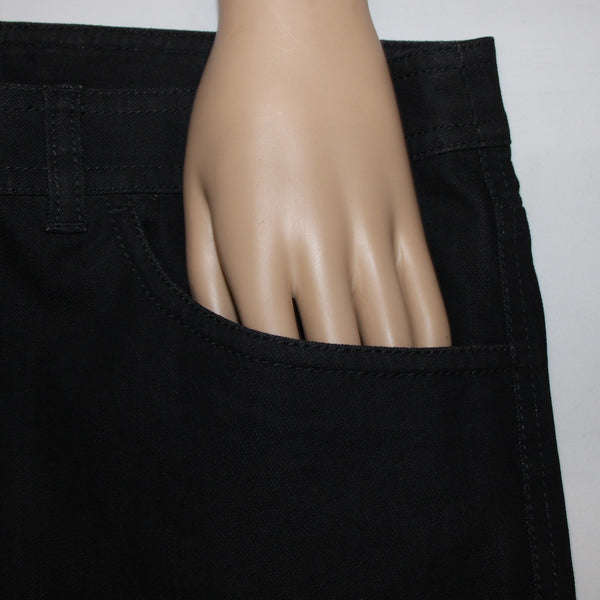 Lafayette Jeans NEW $248 Classic Sz 16 x 33 Black Denim Pockets Cotton Poly Jean