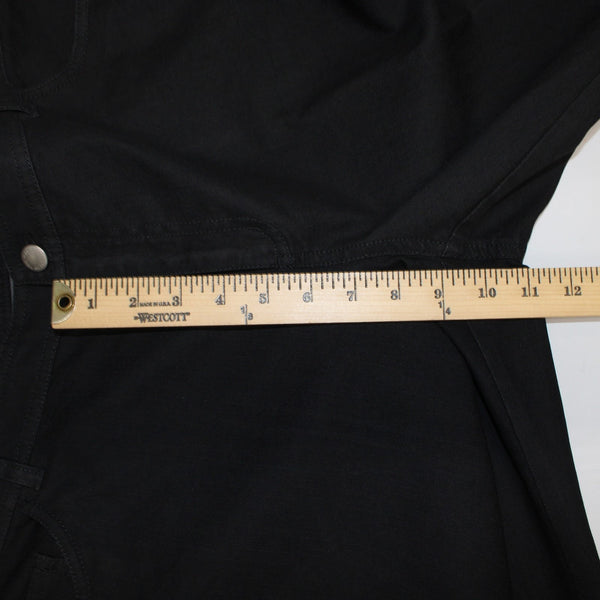 Lafayette Jeans NEW $248 Classic Sz 16 x 33 Black Denim Pockets Cotton Poly Jean