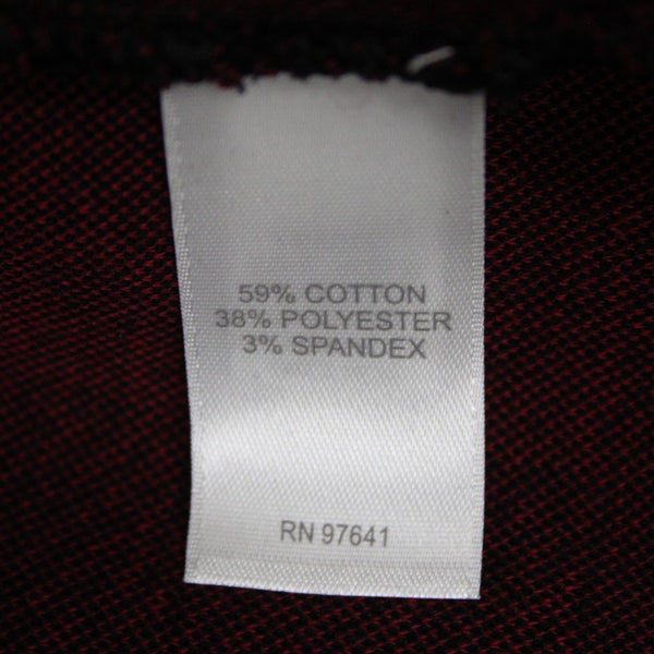 J Jill NEW $79 Sz M Scarlt Black Red Plaid Cotton Polyester Spandex Sweater