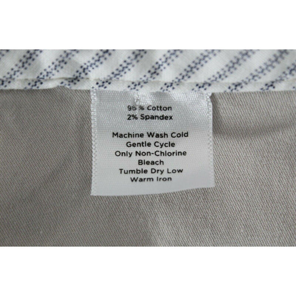 Talbots Signature Sz 8 X 25 Beige Cuffed Cotton Blend Crop Capri Pant