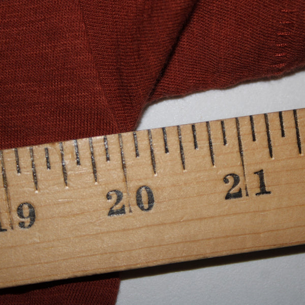 Shyanne Sz M Rust Brown Tan Just Add Whiskey Graphic Hi Lo 100% Cotton Top