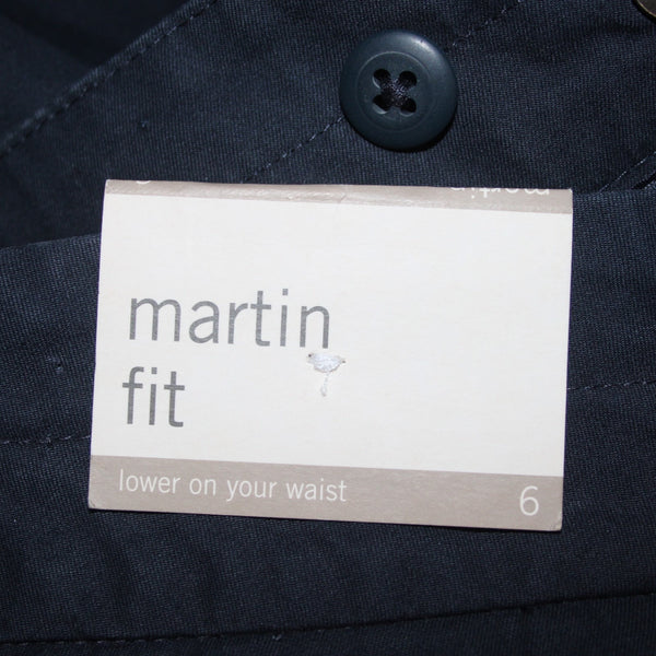 Banana Republic Capri Pant NEW $40 Martin Fit Sz 6 x 24 Navy Blue 100% Cotton