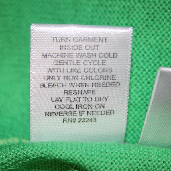 New York And Company Cardigan Sweater NEW $50 Sz XL Green Embroidered Cotton