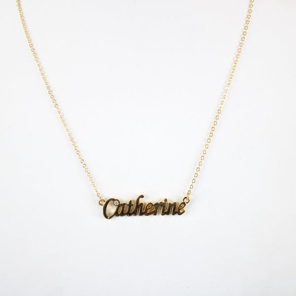 CATHERINE NEW Goldtone Rhinestone Accent 14.5" w 4.5" Multi Ring Ext Necklace