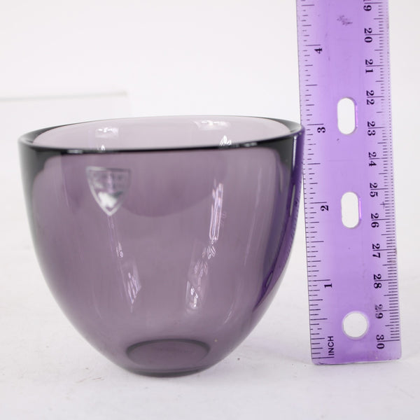 Orrenfors Sweden Crystal Bowl Pastillo Purple High Quality Crystal 3" Cup Bowl