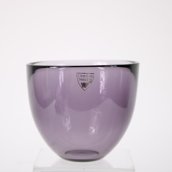 Orrenfors Sweden Crystal Bowl Pastillo Purple High Quality Crystal 3" Cup Bowl
