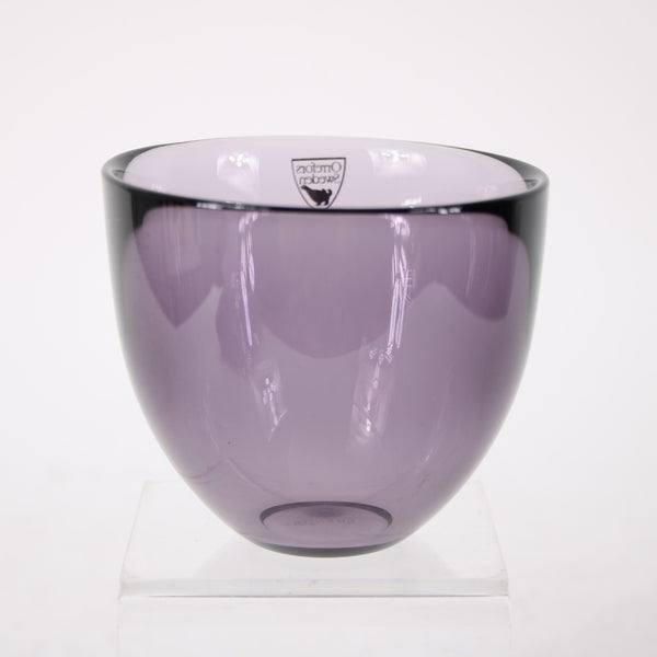 Orrenfors Sweden Crystal Bowl Pastillo Purple High Quality Crystal 3" Cup Bowl