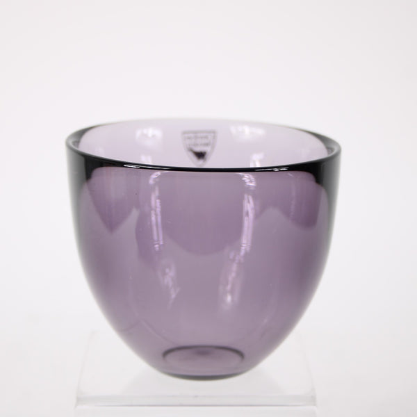 Orrenfors Sweden Crystal Bowl Pastillo Purple High Quality Crystal 3" Cup Bowl
