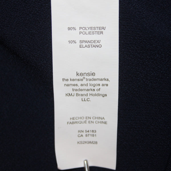 Kensie Dress NEW Sz M Navy Blue Cold Shoulder Turtleneck Poly Spandex Dress