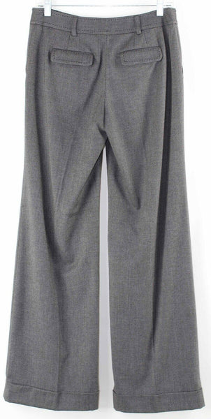 White House BM Sz 4R x 32 Black Gray Legacy Cuff Wide Leg Poly Blend Pant