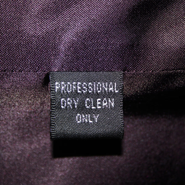 Ellen Tracy Sz 6 Purple Faux Fur Lined Collared Pockets Acrylic Polyester Coat