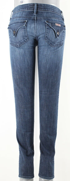 Hudson Sz 27 X 30 Blue Denim Skinny Cotton Blend Jeans
