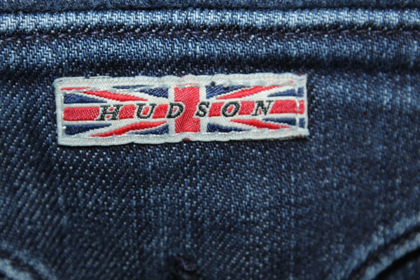 Hudson Sz 27 X 30 Blue Denim Skinny Cotton Blend Jeans