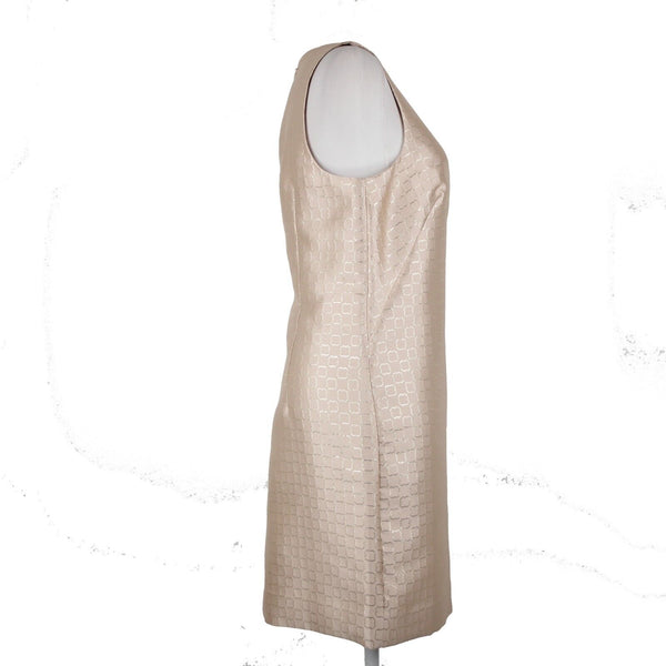 Ann Taylor NEW $149 Sz 8 Light Pink Rose Gold Lined Rayon Polyester Dress