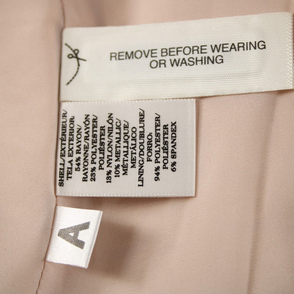 Ann Taylor NEW $149 Sz 8 Light Pink Rose Gold Lined Rayon Polyester Dress