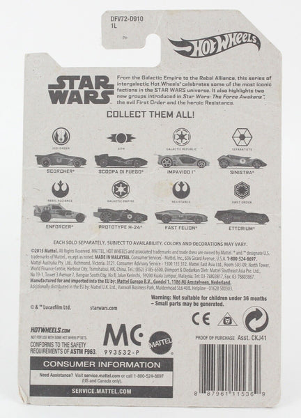 Hot Wheels Star Wars 2015 Sinistra Separatists 2.5" Car