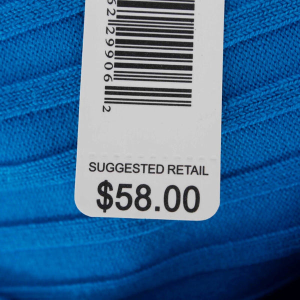 Joseph A NEW $58 Sz L Aqua Ribbed Kimono Sleeve Rayon Blend Knit Sweater Top