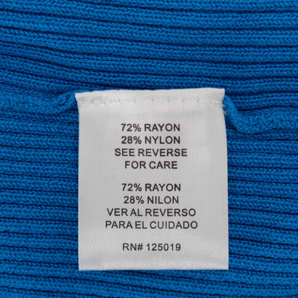 Joseph A NEW $58 Sz L Aqua Ribbed Kimono Sleeve Rayon Blend Knit Sweater Top