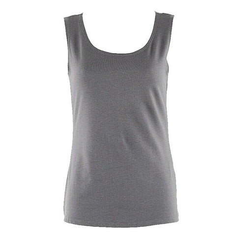 Chalet NEW $20 Sz S Charcoal Cotton Modal Spandex Tank Top