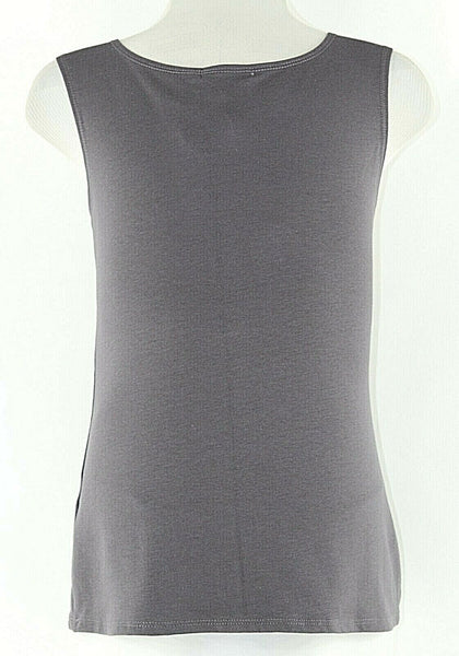 Chalet NEW $20 Sz S Charcoal Cotton Modal Spandex Tank Top