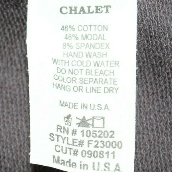 Chalet NEW $20 Sz S Charcoal Cotton Modal Spandex Tank Top