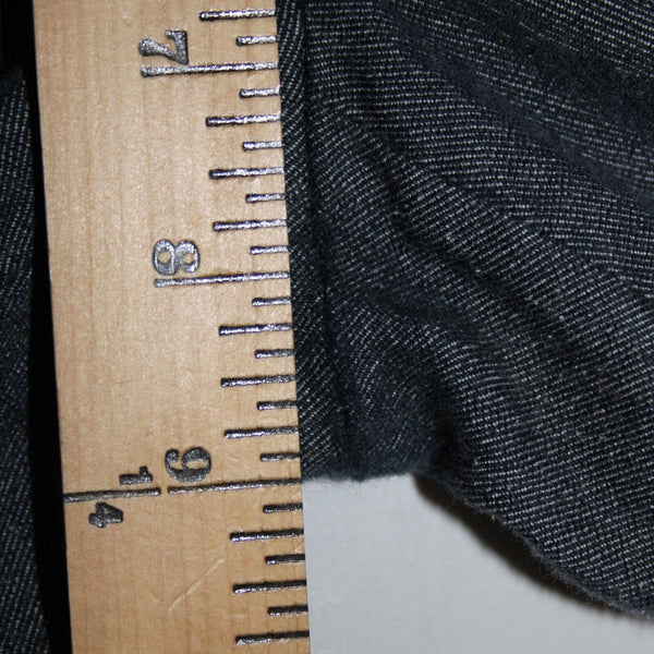 Worth Sz 8 x 30.5 Navy Black Lined Wool Cotton Spandex Pant