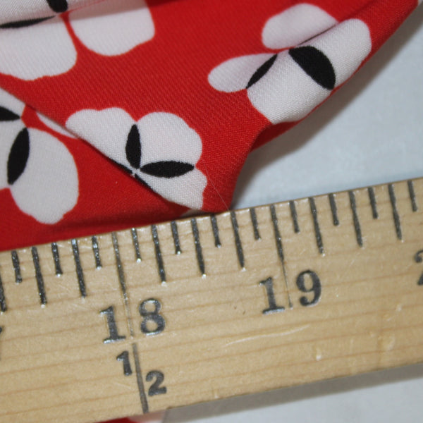 Anne Klein Dress NEW $100 Sz XL Red White Black Floral Polyester Elastane