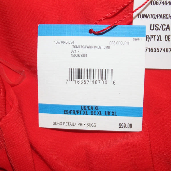 Anne Klein Dress NEW $100 Sz XL Red White Black Floral Polyester Elastane