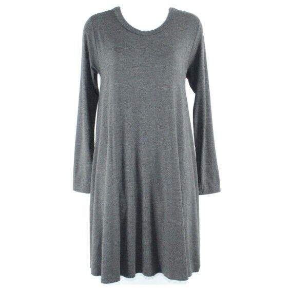 Stella Laguna Beach NEW $32 Sz M Gray Rayon Modal Spandex Jersey Dress