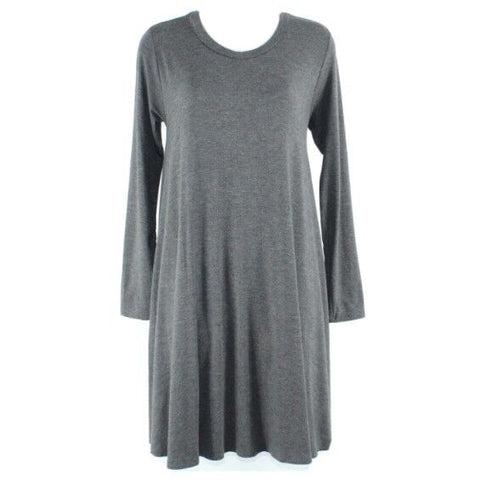 Stella Laguna Beach NEW $32 Sz M Gray Rayon Modal Spandex Jersey Dress