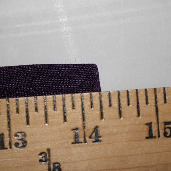 Liz Claiborne NEW $36 Sz S Purple Black Elastic Waist Lined Rayon Poly Skirt