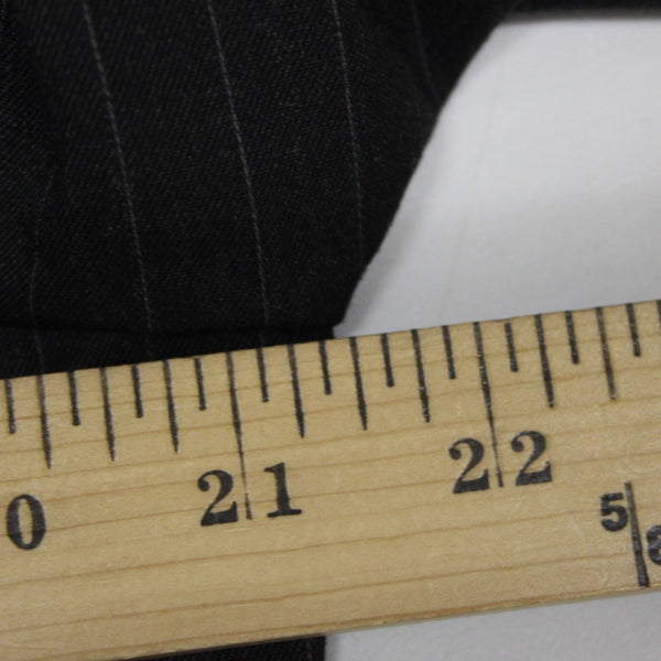 Calvin Klein NEW $175 Sz 40R Dark Charcoal Pinstripe Polyester Blend Jacket