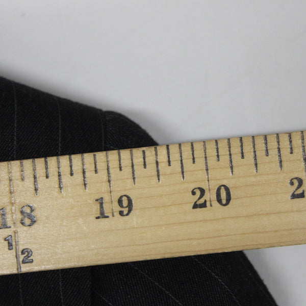 Calvin Klein NEW $175 Sz 40R Dark Charcoal Pinstripe Polyester Blend Jacket