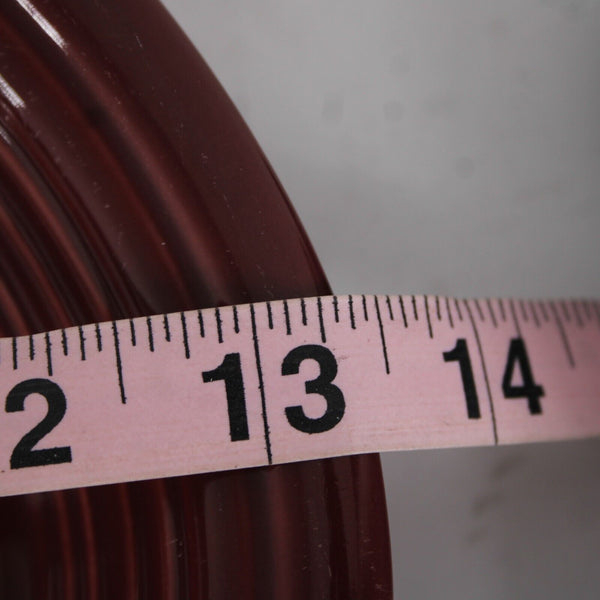 Fiesta Homer Laughun China Burgundy Lead Free 13" AS IS Oval Platter