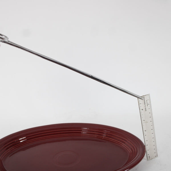 Fiesta Homer Laughun China Burgundy Lead Free 13" AS IS Oval Platter