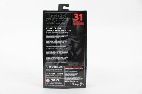 Hasbro Star Wars The Black Series 2016 At At Driver Conducteur Figure Collect