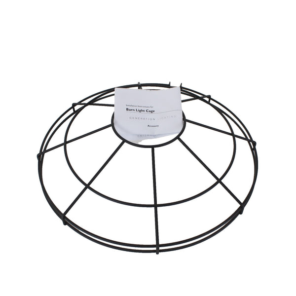 Generation 14" Wide Cage NEW Black 14" Wide 7" depth Barn Light Cage