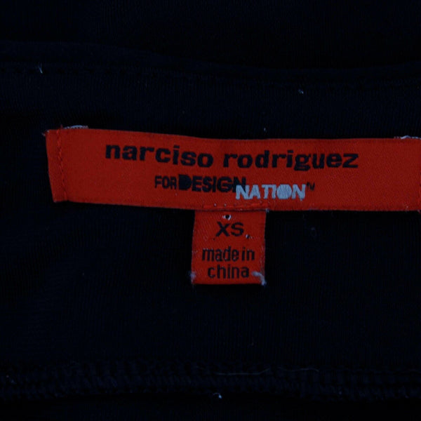 Narciso Rodriguez Sz XS Black Gold Sequin Tank Polyester Spandex Top