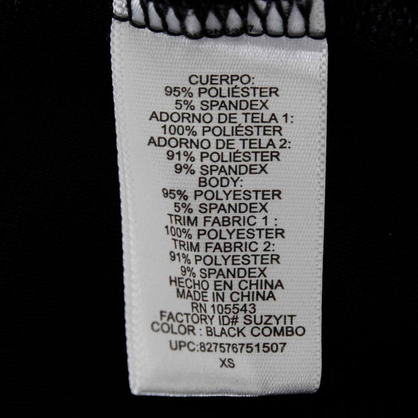Narciso Rodriguez Sz XS Black Gold Sequin Tank Polyester Spandex Top