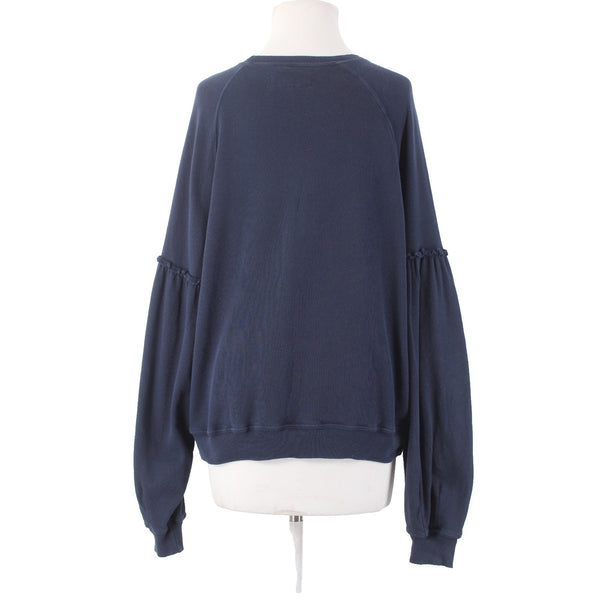 The Great Sweater Sz 2 Navy Blue Round Neck 100% Cotton Sweater