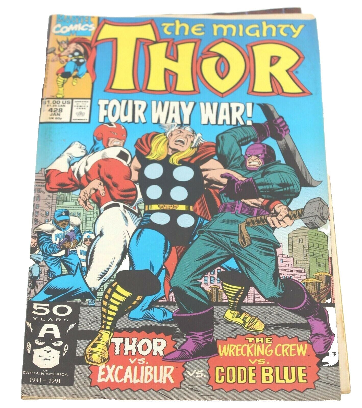 Marvel Comics 1991 The Mighty Thor Vol. 1 No. 428 Comic Book