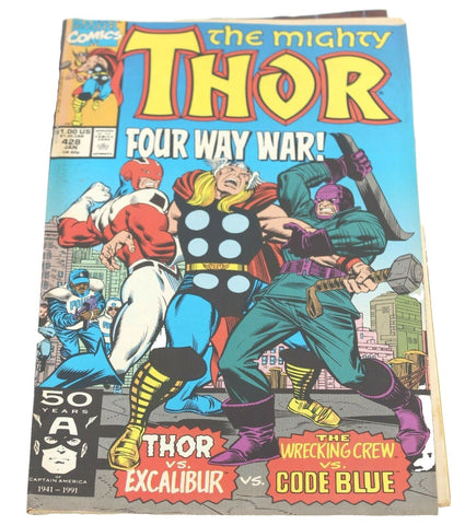 Marvel Comics 1991 The Mighty Thor Vol. 1 No. 428 Comic Book