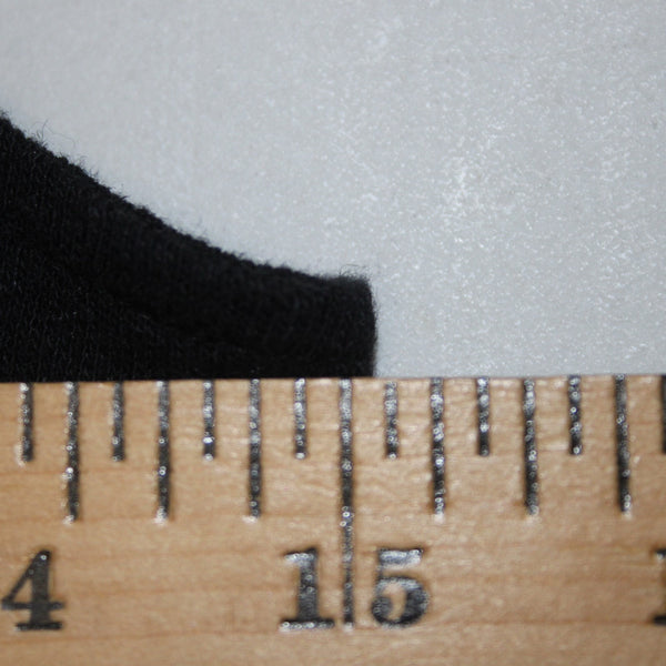 Ted Baker Top Sz 1 Black Flutter Sleeve Cotton Linen Top