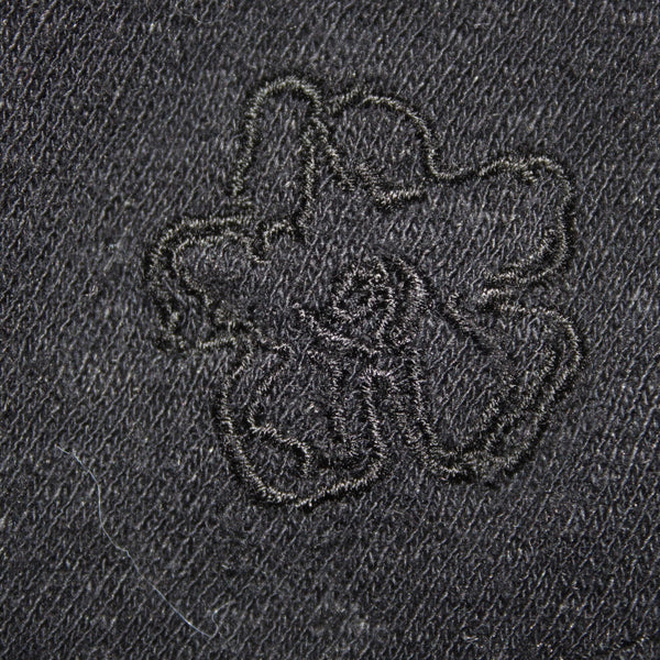 Ted Baker Top Sz 1 Black Flutter Sleeve Cotton Linen Top