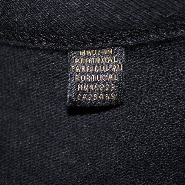 Ted Baker Top Sz 1 Black Flutter Sleeve Cotton Linen Top