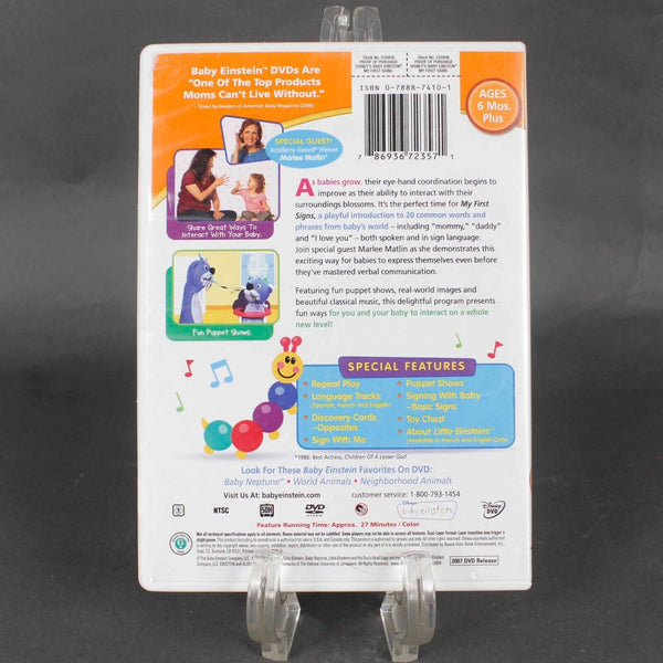 Disney Baby Einstein My First Signs 2007 Ages 6Mos and Up DVD