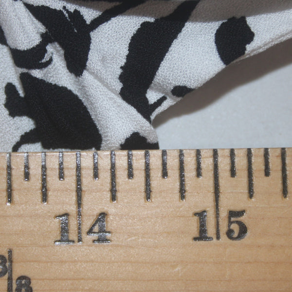 Apricot Dress NEW $95 Sz M White Black Brush Stroke Floral Tiered 100% Viscose