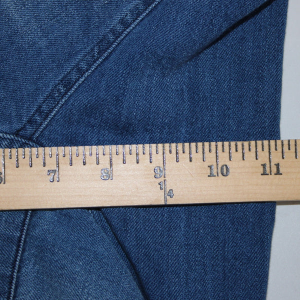 Life Nature Love Jeans Sz S X 30 Blue Denim Elastic Waist Pockets 100% Cotton