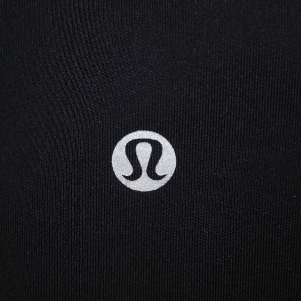 Lululemon AW Capri Pant Sz 6 x 20 Black Pull On Nylon Lycra Elastane AW Capri