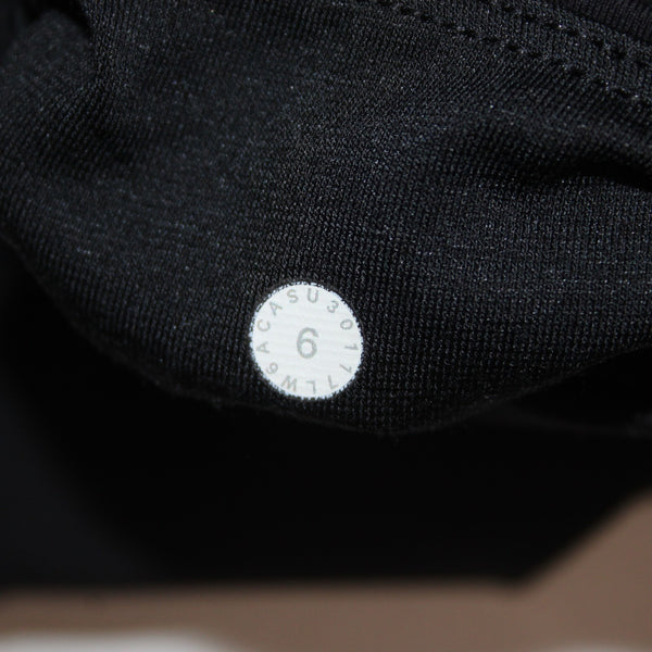 Lululemon AW Capri Pant Sz 6 x 20 Black Pull On Nylon Lycra Elastane AW Capri